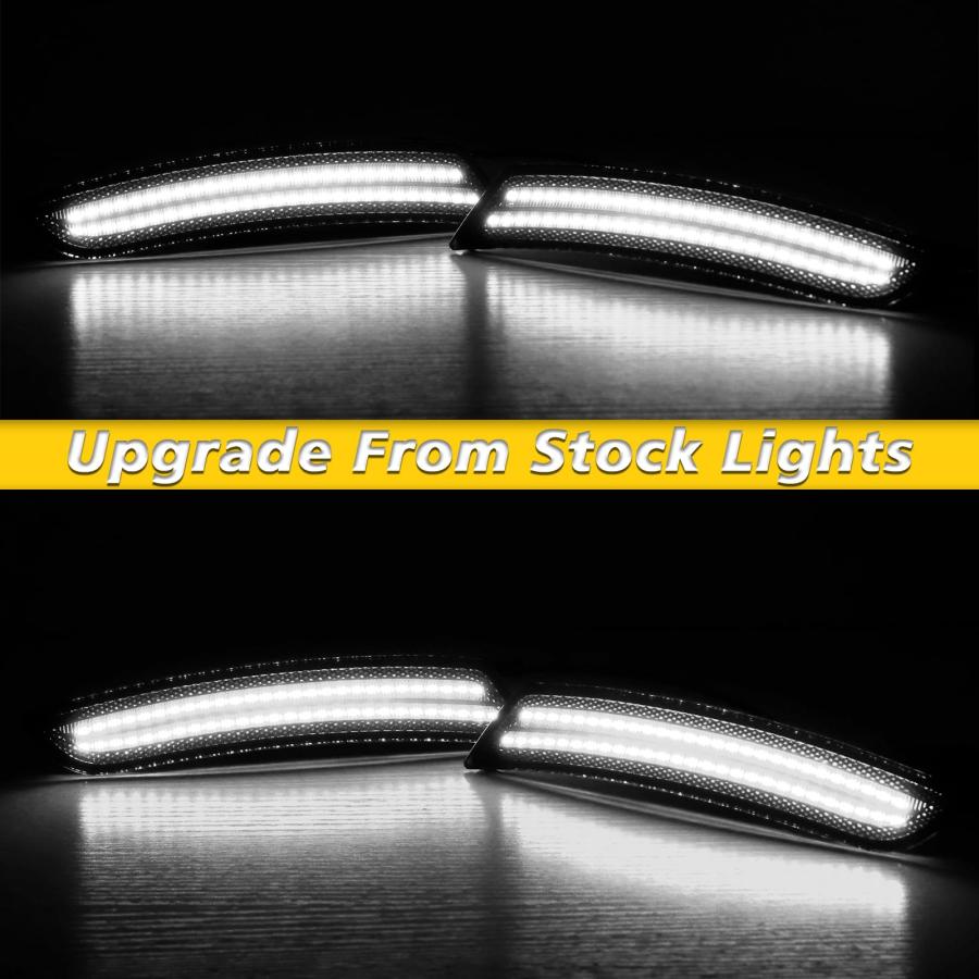 【並行輸入品】Bestview Smoked LED Side Marker Lights for Chevy Camaro 2016 201の画像