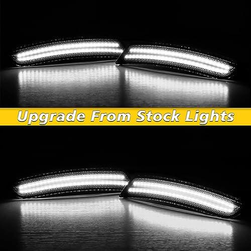 【並行輸入品】Bestview Smoked LED Side Marker Lights for Chevy Camaro 2016 201の画像