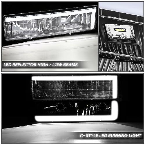 【並行輸入品】 DNA MOTORING Cスタイル LED DRLヘッドライト+バンパーシグナル+コーナーランプセット 92 99 Chevy_7