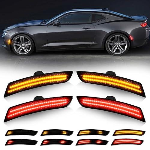 【並行輸入品】D Lumina LED Side Marker Lights Smoked Lens Compatible with Chevの画像