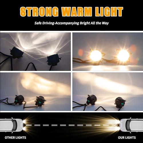 【並行輸入品】Cherbo Fog Lights fit for Honda CR V 2012 2013 2014 with H11 Cleの画像