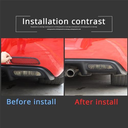 【並行輸入品】Moittellc Car Rear Fog Lights Guard Cover Compatible with Chevyの画像