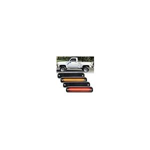 【並行輸入品】Led Side Marker Lights Replacement for 1973 1980 Chevy C/K Pickuの画像