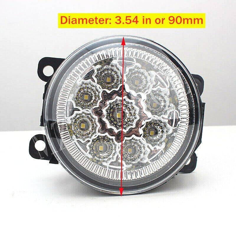 【並行輸入品】Pair of 36W 9 LED Bumper Lamp Fog Light Compatible with Ford Exp_3