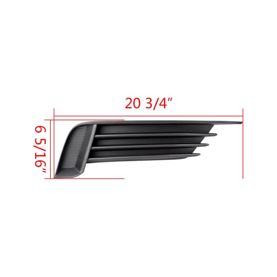 【並行輸入品】Astra Depot Replace for 2013 17Audi A3 S3 exterior accessories Aの画像