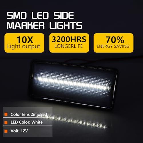 【並行輸入品】Tonsya スモークレンズ ホワイト LED 1974 1975 1976 1977 1978 1979 シボレー コルベットの画像