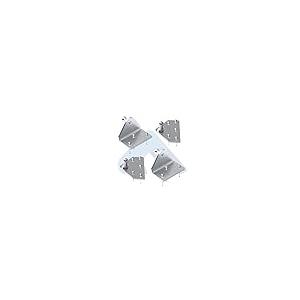 【並行輸入品】10mm ボールスタッド ワイド マウントブラケット ガスストラット リフトサポート ショックスプリングプロップ 4個 シルバーの画像