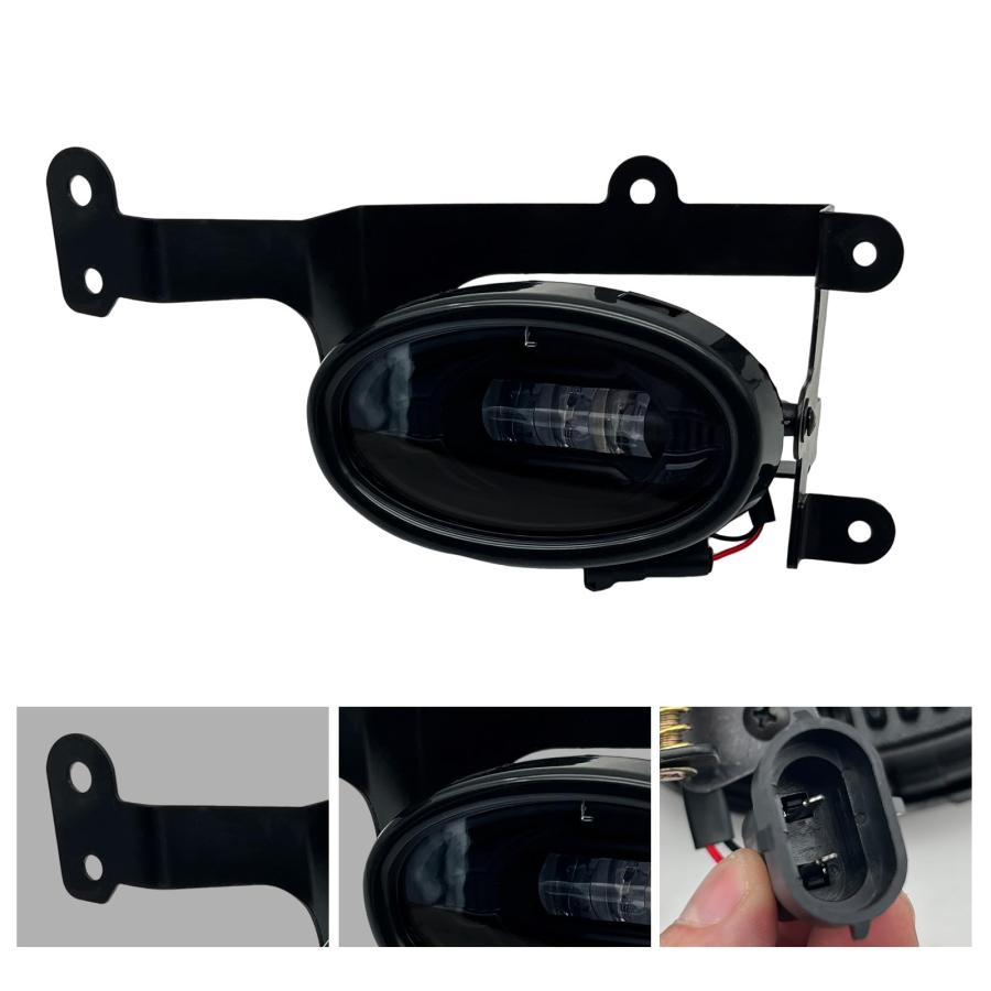【並行輸入品】ショックライト LED フォグライト 2006 2007 2008 ホンダ シビック 2ドア 1組 フロントバンパー ドライビングの画像