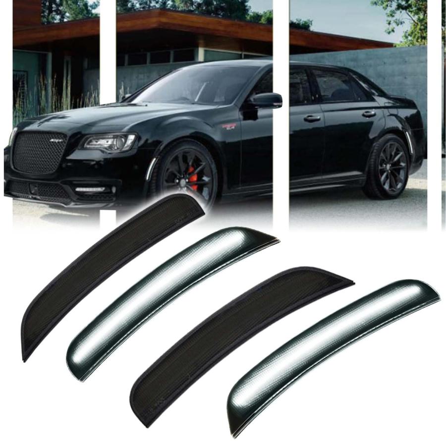 【並行輸入品】GSOWO 4 PCS LED Side Marker Light Kits for Chrysler 300 2015 202の画像