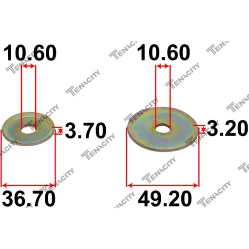 【並行輸入品】TENACITY Strut Mount Shock absorber Set Front for Honda ACCORD 1の画像