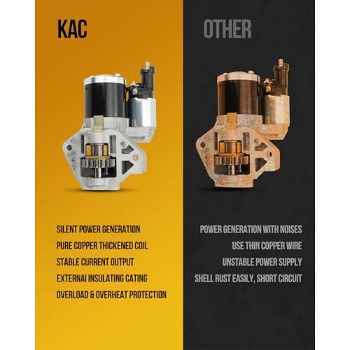 【並行輸入品】KAC スターターモーター、18493 スターター フィット シボレー SBC BBC 高トルク 歯 305 350 396 45の画像