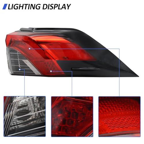 【並行輸入品】LEAVAN Left Outer Tail Light Fit for 2019 2020 2021 Toyota RAV4,の画像