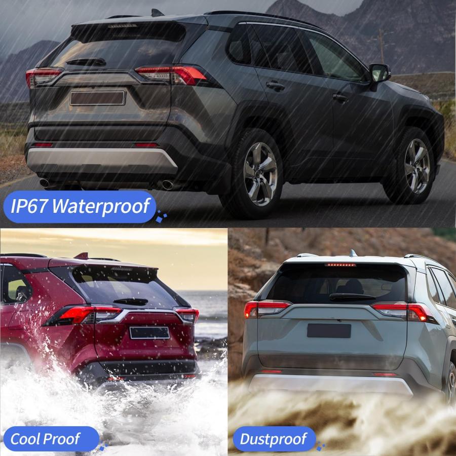 【並行輸入品】LEAVAN Left Outer Tail Light Fit for 2019 2020 2021 Toyota RAV4,の画像