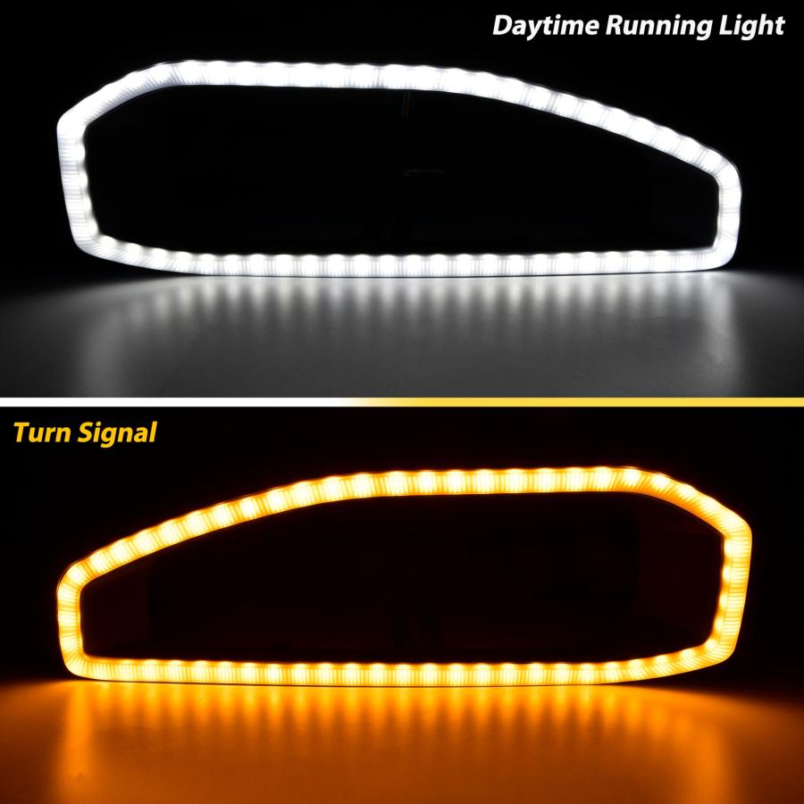 【並行輸入品】KEWISAUTO LED フロントローワーバンパーグリルライト ラングラー JL JLU/グラディエーター JT 用 バンパーの画像