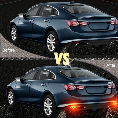 【並行輸入品】BINQIGOO LED Rear Bumper Reflector Lights Compatible with 2019 2_7