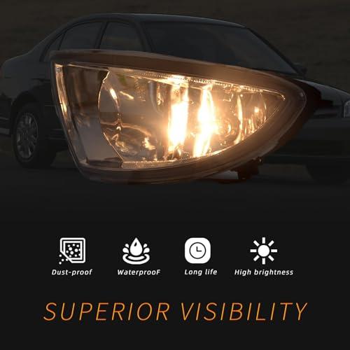 【並行輸入品】Shocklight Fog Lights for 2004 2005 Honda Civic 2/4DR (EM2/ES1/Eの画像