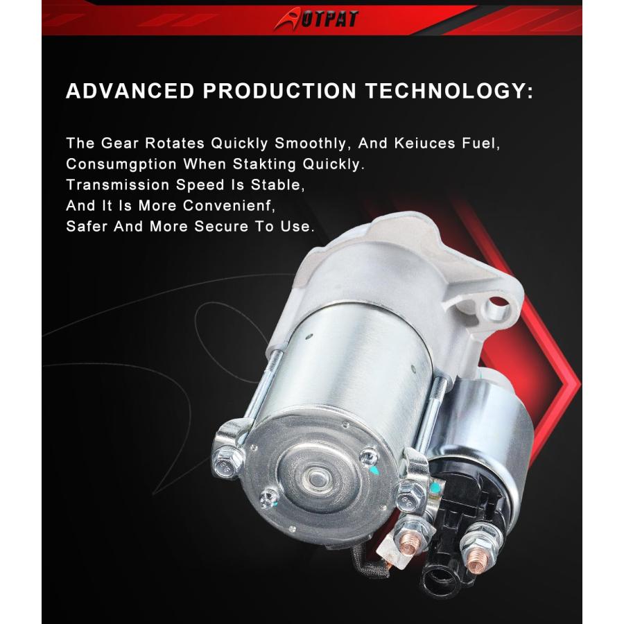 【並行輸入品】AOTPAT Starter Motor for: Chevy Cobalt 2008 2010, Malibu 2008 20の画像