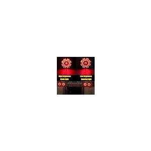 【並行輸入品】 VINAUO 7" LED Tail Light 36 LED Round Transit Lights for Schoo_5