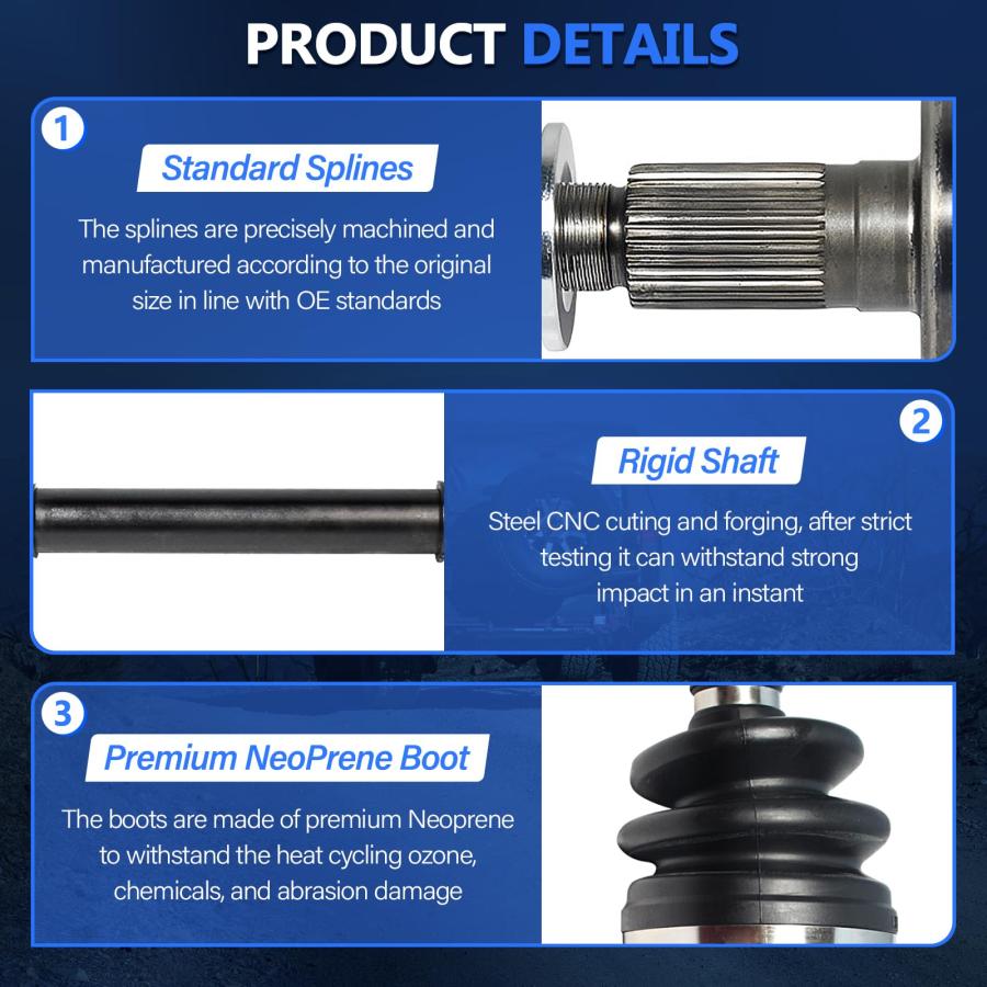 【並行輸入品】Maxfavor CV Axle Shaft Assembly fit for Kia Sephia 1998 1999 200_9