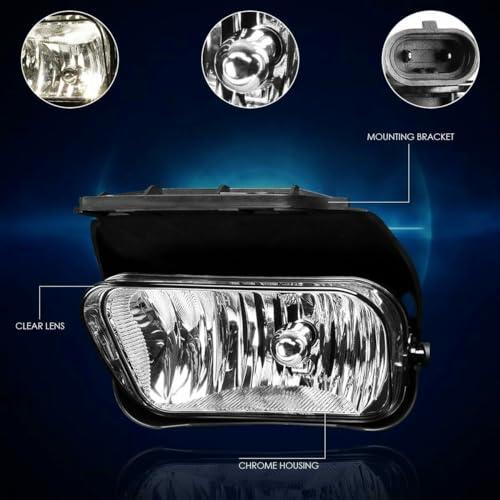 【並行輸入品】popxsdo 2pcs Fog Light Front Left Right Side ABS Plastic/Polycar_4