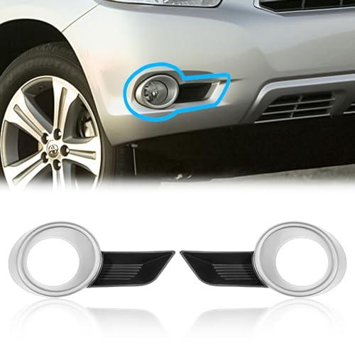 【並行輸入品】TMNIFLEG Front Bumper Fog Lights Cover Compatible with Toyota Hi