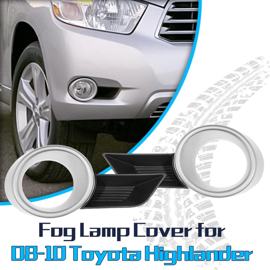 【並行輸入品】TMNIFLEG Front Bumper Fog Lights Cover Compatible with Toyota Hi