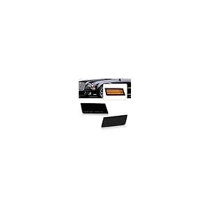 【並行輸入品】litzland LED Side Marker Lights Smoked Lens Amber Light Compatibの画像