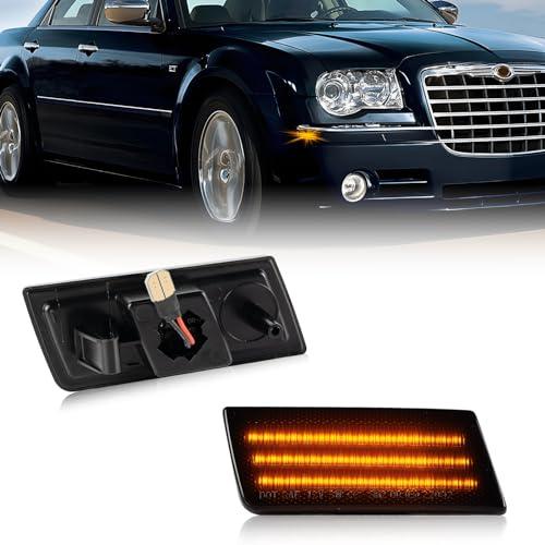 【並行輸入品】litzland LED Side Marker Lights Smoked Lens Amber Light Compatibの画像