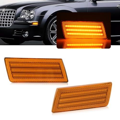 【並行輸入品】litzland LED Side Marker Lights Compatible With 2005 2014 Chrysl_1