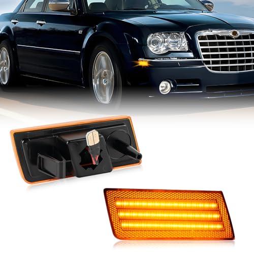【並行輸入品】litzland LED Side Marker Lights Compatible With 2005 2014 Chrysl_4