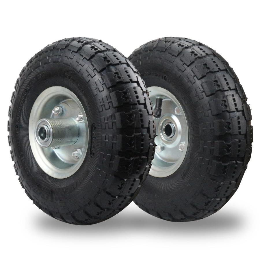 並行輸入品】RRQ 10インチ 空気圧ホイール 4.10/3.50 4タイヤ、10 