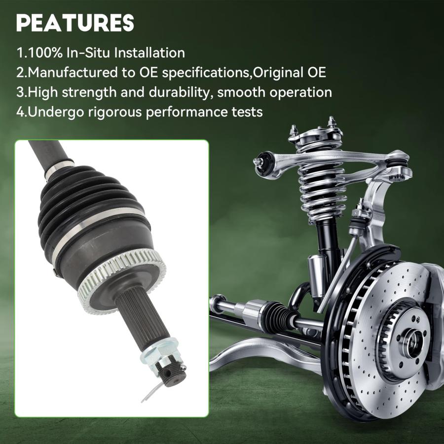【並行輸入品】SCITOO CV Axle Shaft Assembly Front Left for Chevrolet Equinox 2
