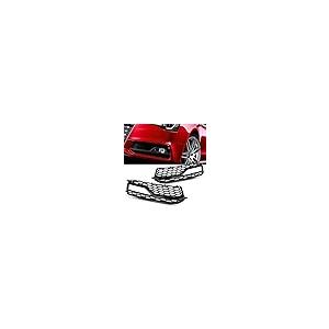 【並行輸入品】G PLUS フロントバンパー フォグライト グリル カバー トリム ハニカム ブラック ブラックリング付き Audi A5 S_5