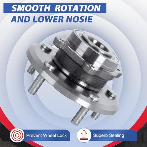 【並行輸入品】EVERESTWAY 2PCS 512360 Rear Wheel Hub Bearing Assembly 5 Lugs w/_7