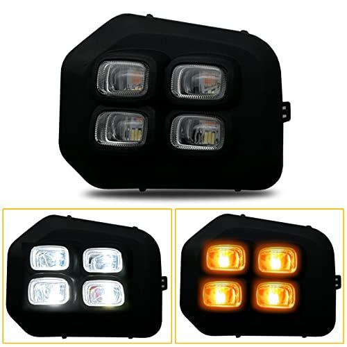 【並行輸入品】LED 4 eyes Fog Lights fit for 2016 2017 2018 2019 2020 2021 2022の画像