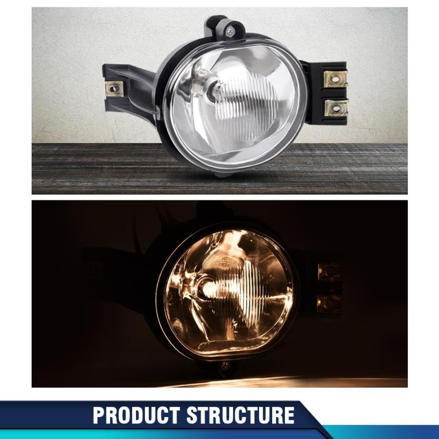 【並行輸入品】PIT66 Front Bumper LED Fog Lights, Compatible with 2002 2008 Dod_9
