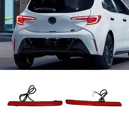 【並行輸入品】 Left+Right Side Red LED Rear Bumper Reflectors Fog Brake Tail Li_1