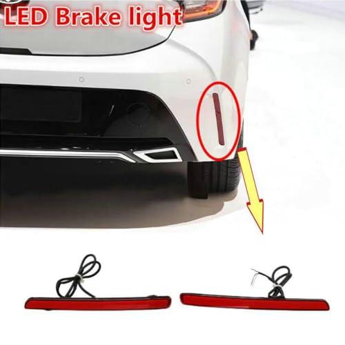 【並行輸入品】 Left+Right Side Red LED Rear Bumper Reflectors Fog Brake Tail Li_4