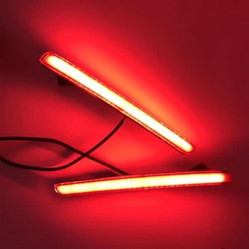 【並行輸入品】 Left+Right Side Red LED Rear Bumper Reflectors Fog Brake Tail Li_7