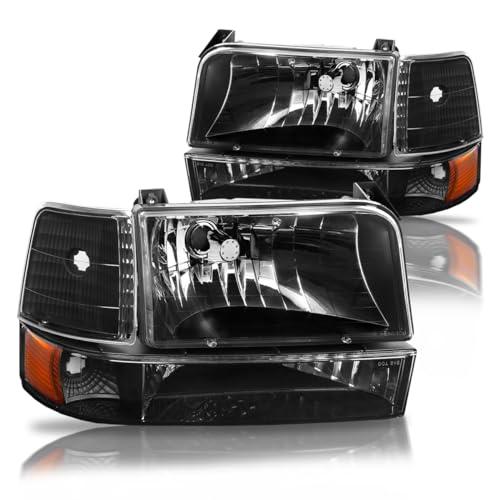 【並行輸入品】Pair of Factory Style Headlight Assembly+Bumper Lamp Compatibleの画像