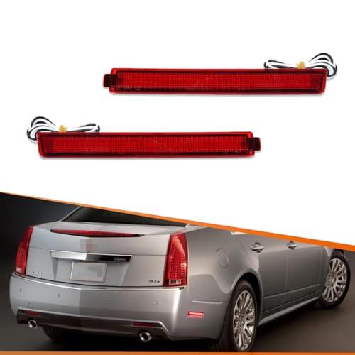 【並行輸入品】ADIIL Red Cover Lens Red LED Rear Bumper Side Marker Light Refle_1