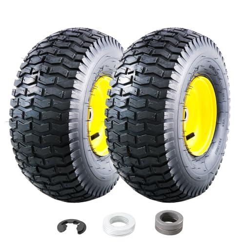 並行輸入品】MZREXN 15x6.00 6 芝刈り機タイヤとホイールアセンブリ
