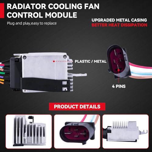【並行輸入品】PLDDE New 1pc Engine Radiator Cooling Fan Control Module Unit Coの画像