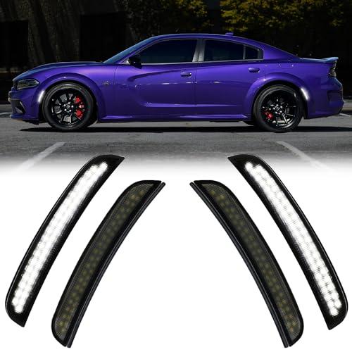 【並行輸入品】VKLK Side Marker Lights for Charger 2015 2023 Front and Rear LED_1