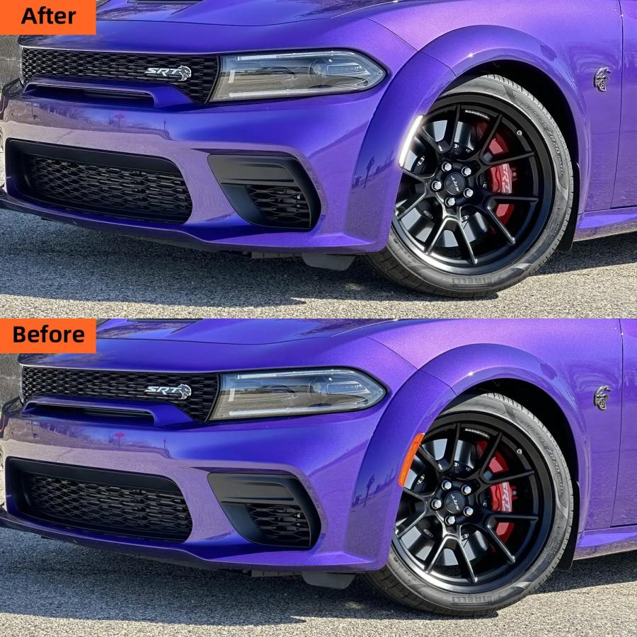 【並行輸入品】VKLK Side Marker Lights for Charger 2015 2023 Front and Rear LED_6