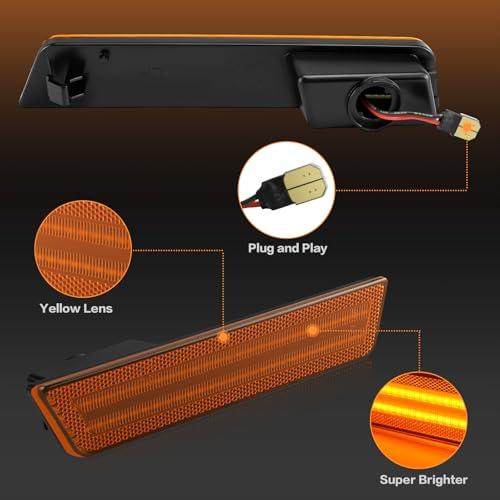 【並行輸入品】litzland Front LED Side Marker Light Compatible with Dodge Challの画像