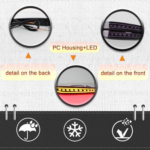 【並行輸入品】BINQIGOO LED Rear Bumper Reflector Light Compatible with 2016 20の画像
