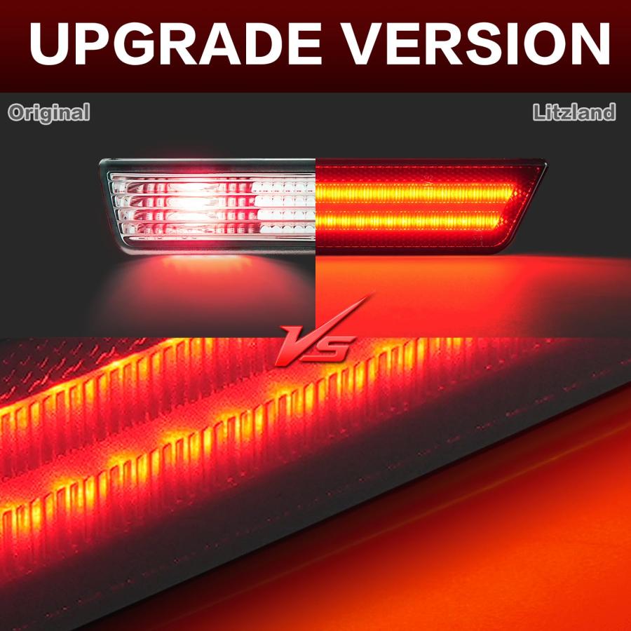 【並行輸入品】litzland Rear LED Side Marker Light Compatible with Dodge Challeの画像