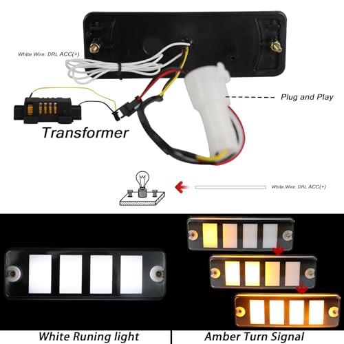 【並行輸入品】BINQIGOO Front Bumper Fog Light For Toyota 4Runner & Pickup 1984_4