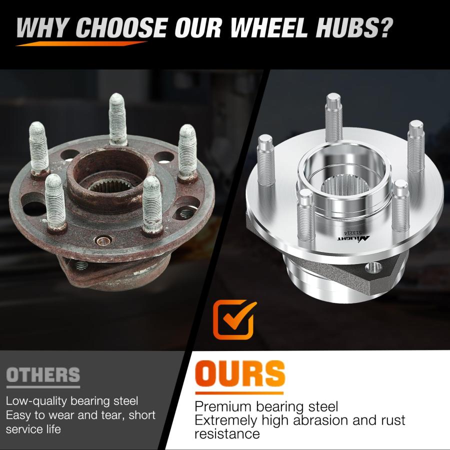 【並行輸入品】Nilight Front Wheel Hub and Bearing Assembly for Chevrolet Malib_9